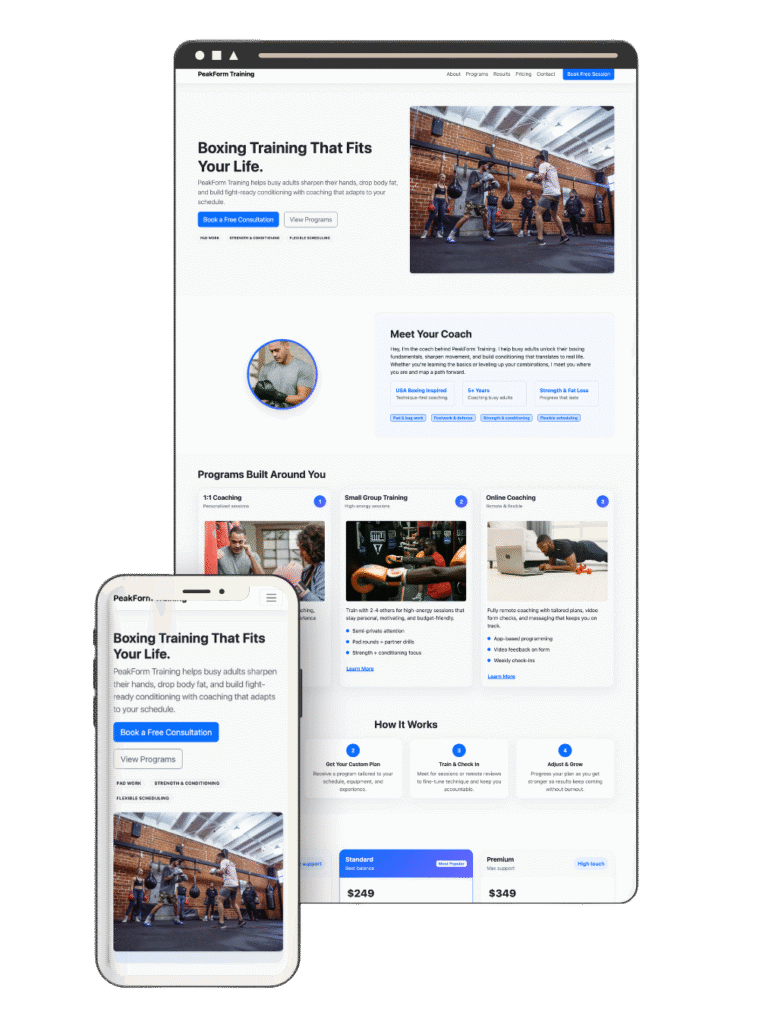 BlueHarbor Web Design Services Project